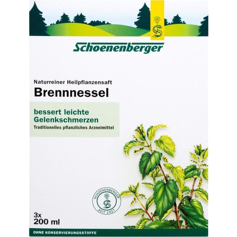 BRENNNESSELSAFT Schoenenberger