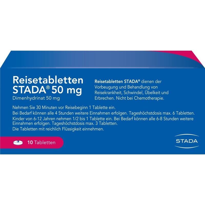 REISETABLETTEN STADA