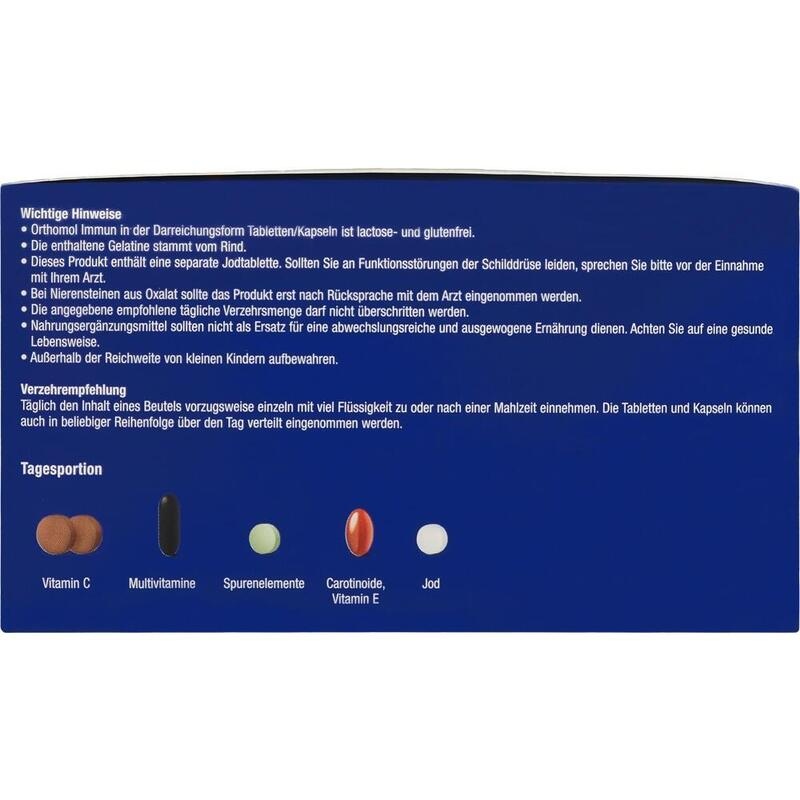 ORTHOMOL Immun 30 Tabl./Kaps.Kombipackung