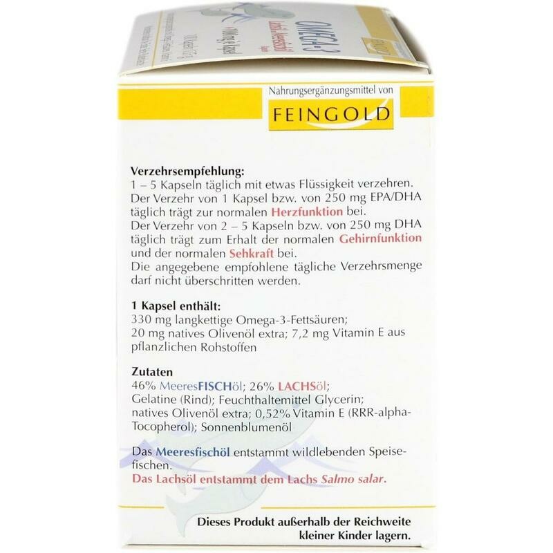OMEGA-3 LACHSÖL und Meeresfischöl Kapseln