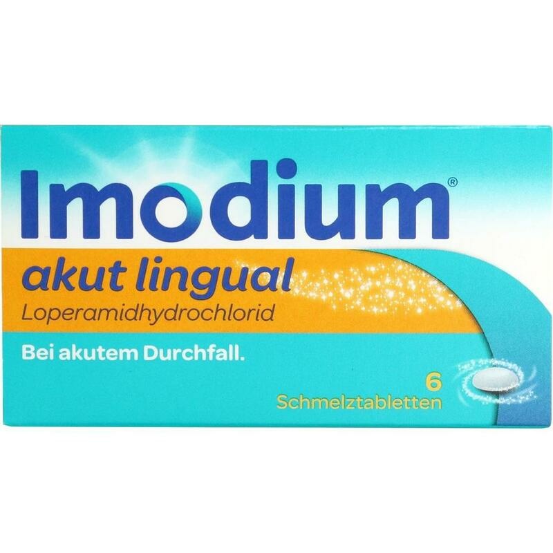 IMODIUM akut lingual Schmelztabletten