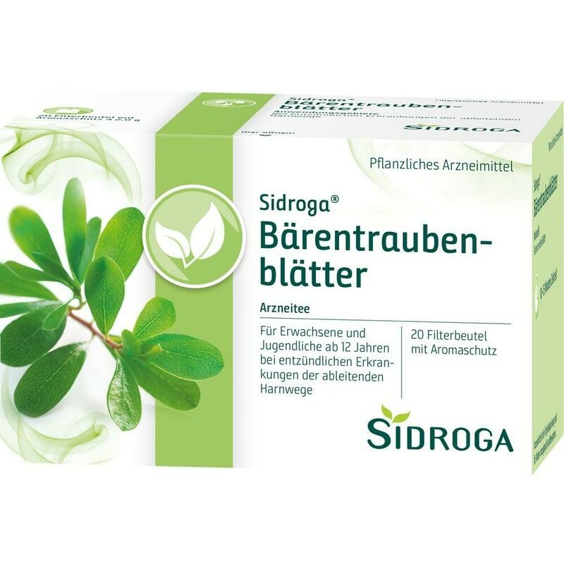 SIDROGA Bärentraubenblättertee Filterbeutel