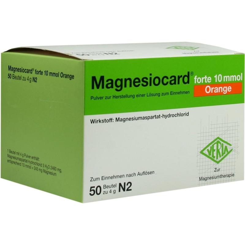 MAGNESIOCARD forte 10 mmol Orange Plv.z.H.e.L.z.E.