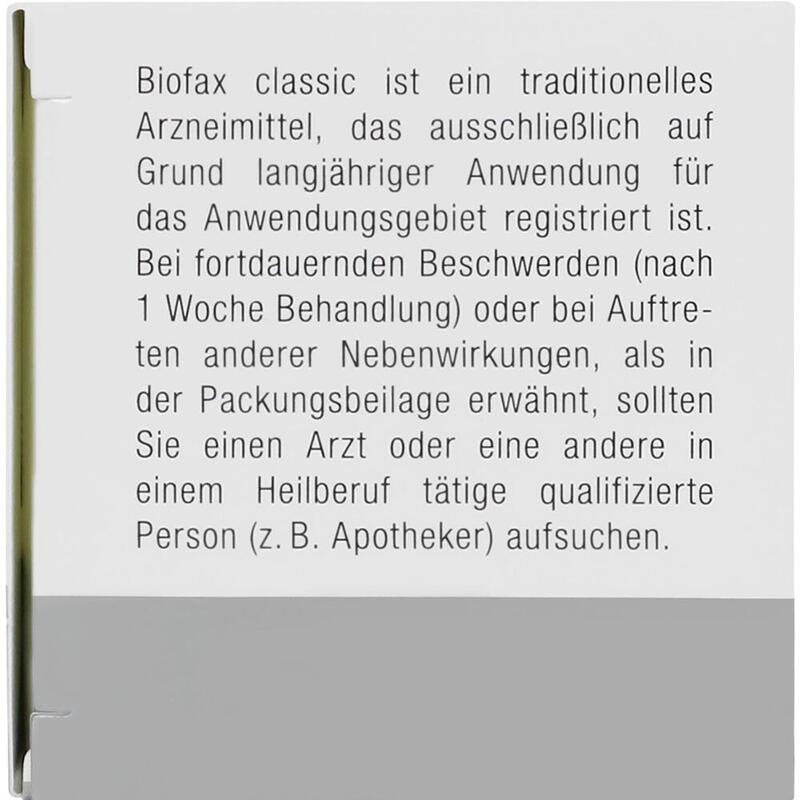 BIOFAX classic Hartkapseln