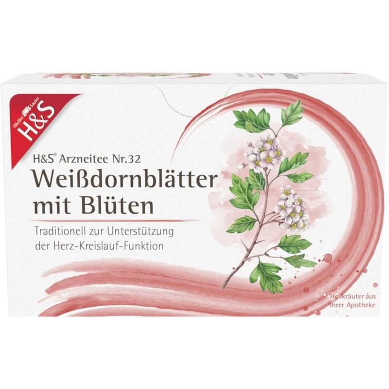 H&S Weißdornblätter mit Blüten Filterbeutel