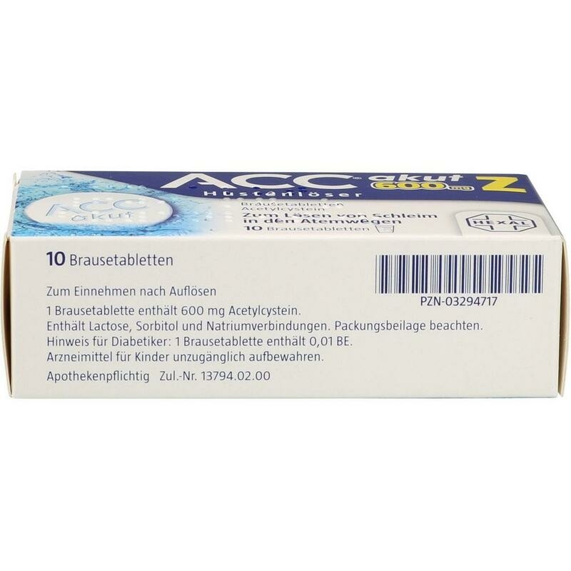 ACC akut 600 Z Hustenlöser Brausetabletten