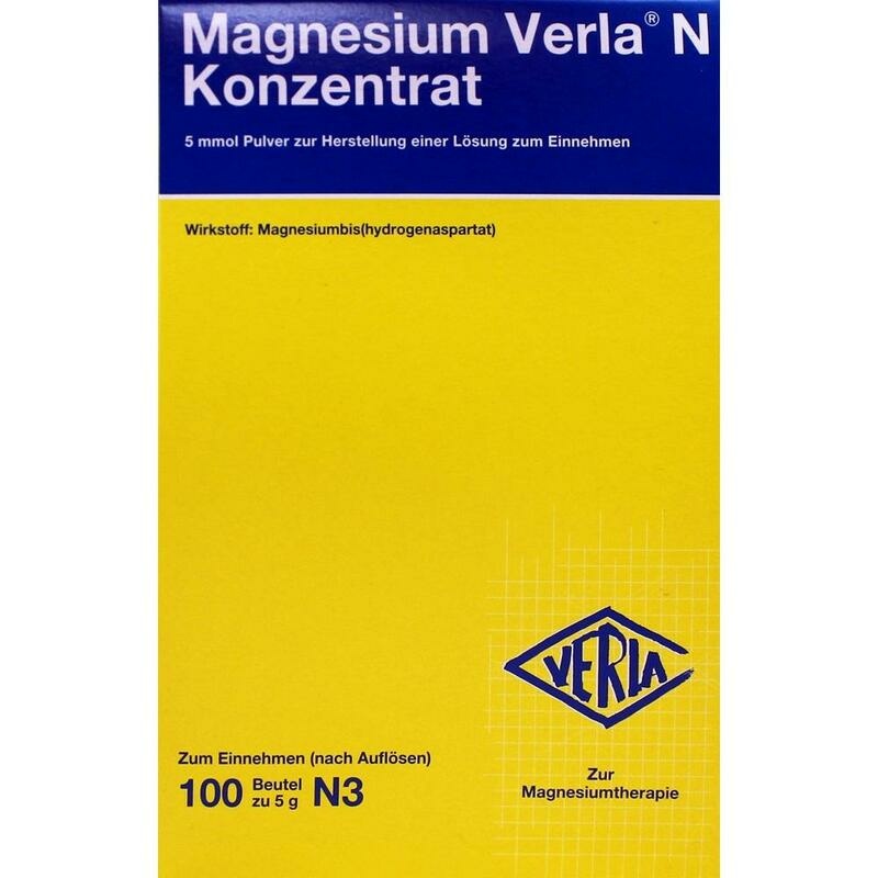 MAGNESIUM VERLA N Konzentrat Plv.z.H.e.L.z.Einn.