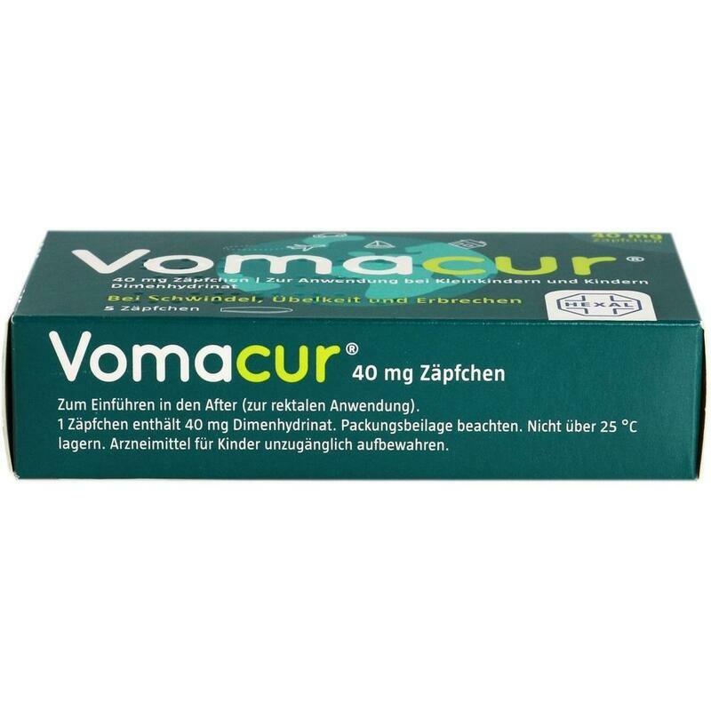 VOMACUR 40 Suppositorien