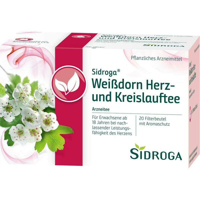 SIDROGA Weißdorn Herz- und Kreislauftee Filterb.