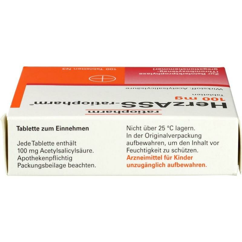 HERZASS-ratiopharm 100 mg Tabletten