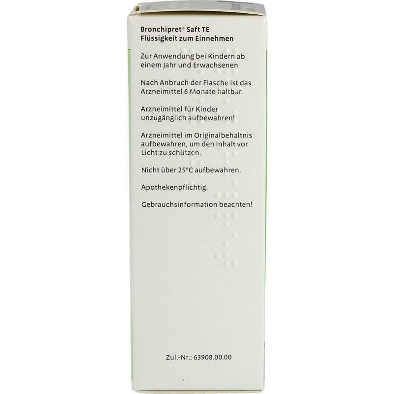BRONCHIPRET Saft TE