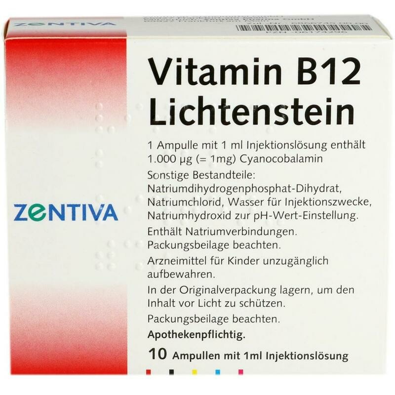 VITAMIN B12 1.000 μg Lichtenstein Ampullen