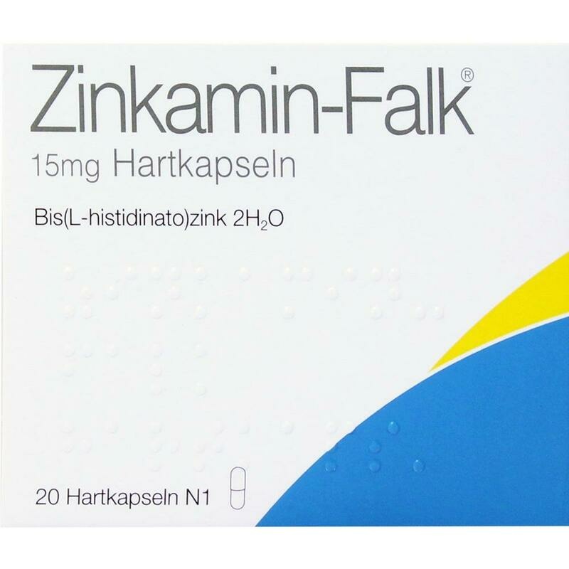 ZINKAMIN Falk 15 mg Hartkapseln