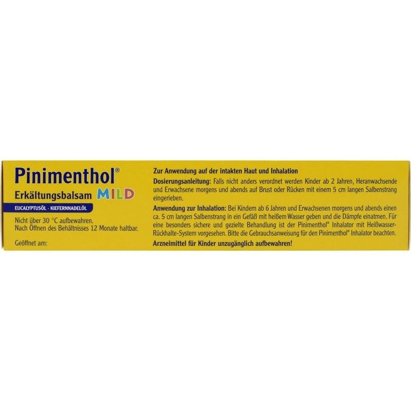 PINIMENTHOL Erkältungsbalsam mild