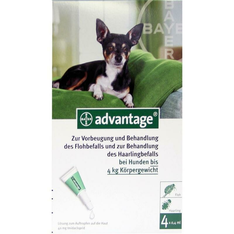 ADVANTAGE 40 Lösung f.Hunde bis 4 kg