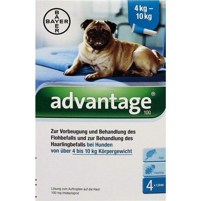 ADVANTAGE 100 Lösung f.Hunde 4-10 kg