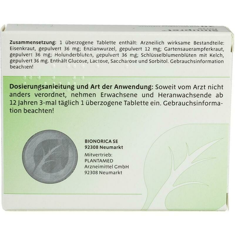 SINUPRET forte überzogene Tabletten