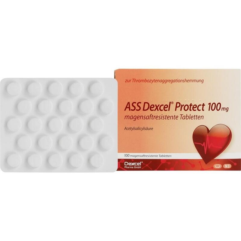 ASS Dexcel Protect 100 mg magensaftres.Tabletten
