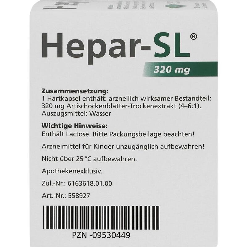 HEPAR-SL 320 mg Hartkapseln