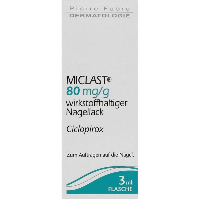 MICLAST 80 mg/g wirkstoffhaltiger Nagellack