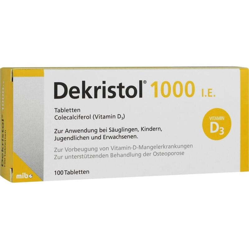 DEKRISTOL 1.000 I.E. Tabletten