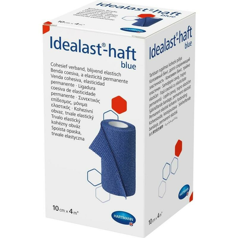 IDEALAST-haft color Binde 10 cmx4 m blau