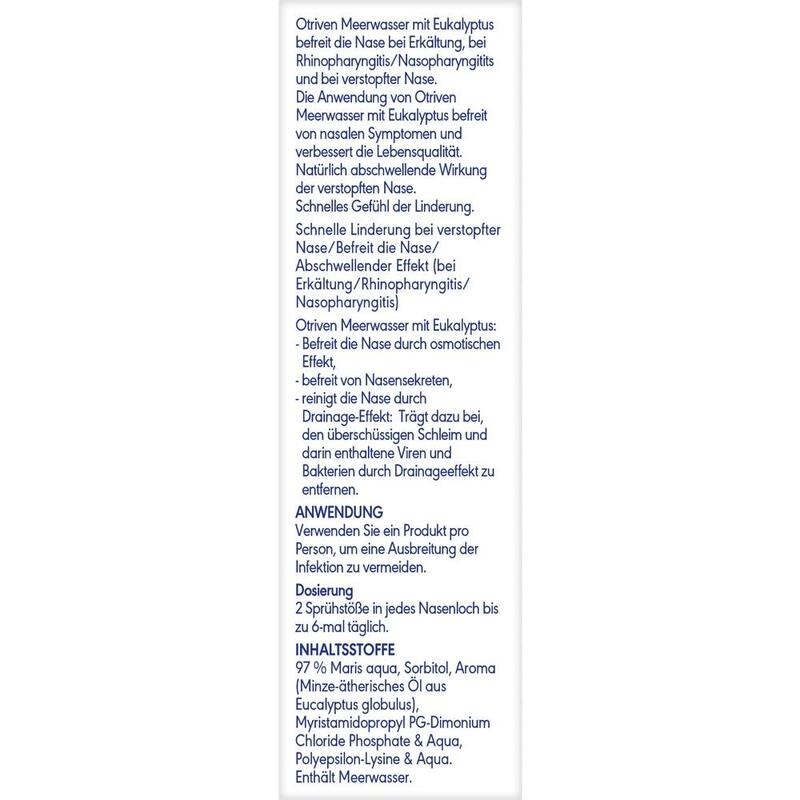 OTRIVEN Meerwasser mit Eukalyptus Nasenspray