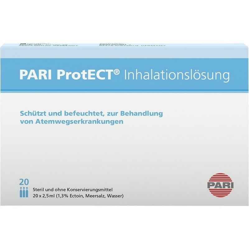 PARI ProtECT Inhalationslösung mit Ectoin Ampullen