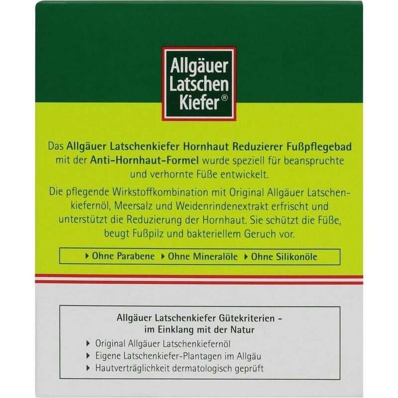 ALLGÄUER LATSCHENK. Hornhaut Reduzierer Fußpfl.Bad