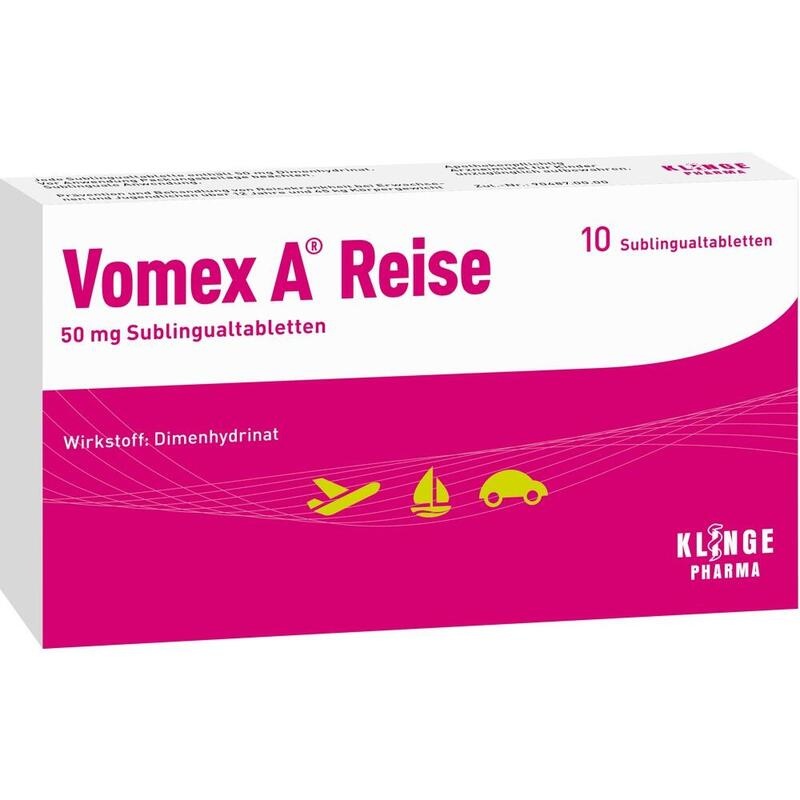 VOMEX A Reise 50 mg Sublingualtabletten