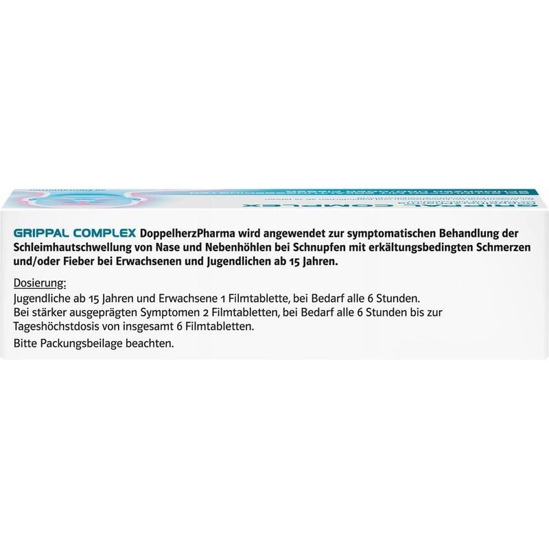 GRIPPAL COMPLEX DoppelherzPharma 200 mg/30 mg FTA
