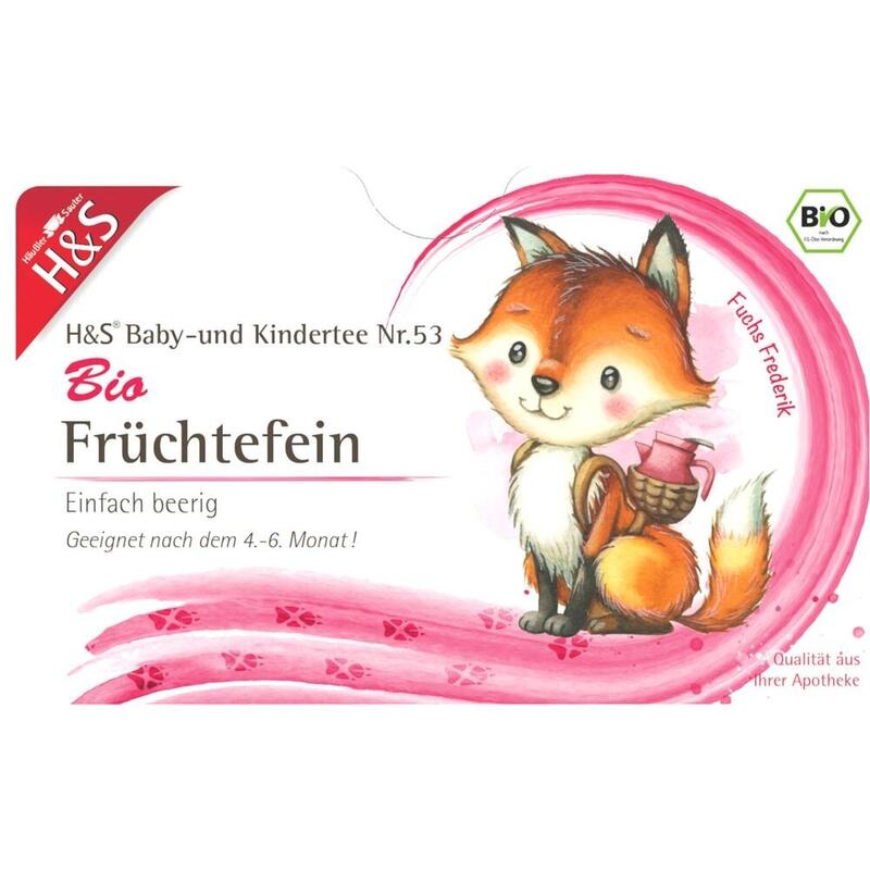 H&S Bio Baby- u.Kindertee Früchtefein Filterbeutel