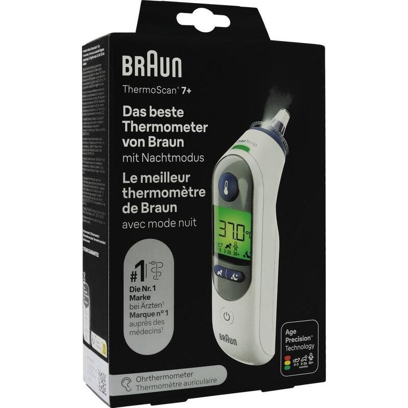 BRAUN THERMOSCAN 7+ Infrarot-Ohrthermometer