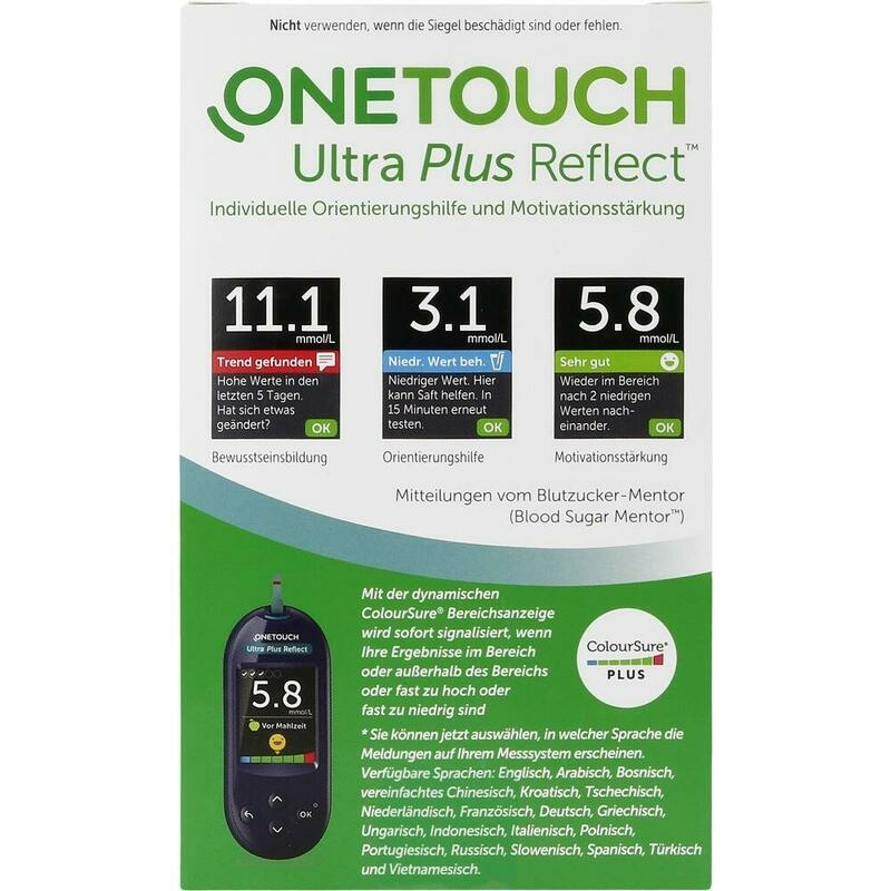 ONE TOUCH Ultra Plus Reflect Blutzuckermess.mmol/l