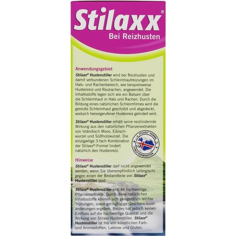 STILAXX Hustenstiller Isländisch Moos Erwachsene