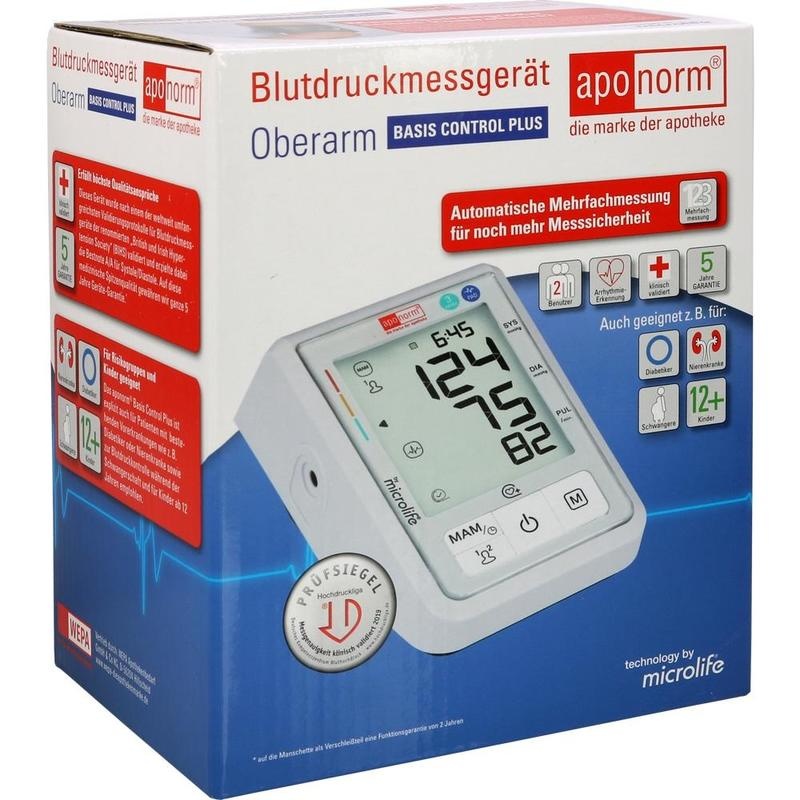 APONORM Blutdruckmessgerät Basis Cont.Plus Oberarm