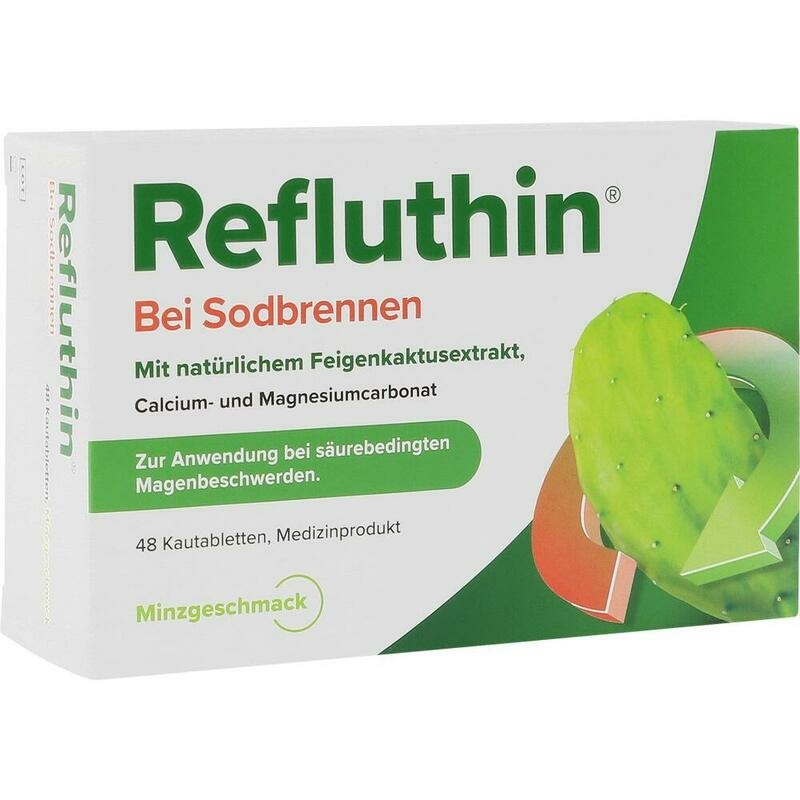 REFLUTHIN bei Sodbrennen Kautabletten Minze