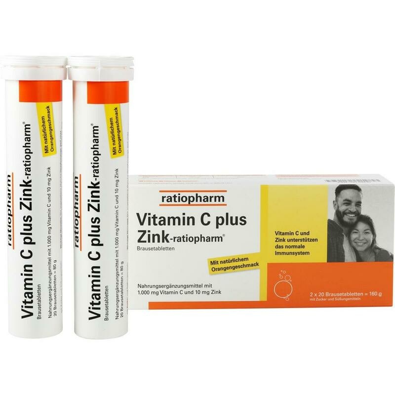 VITAMIN C PLUS Zink-ratiopharm Brausetabletten