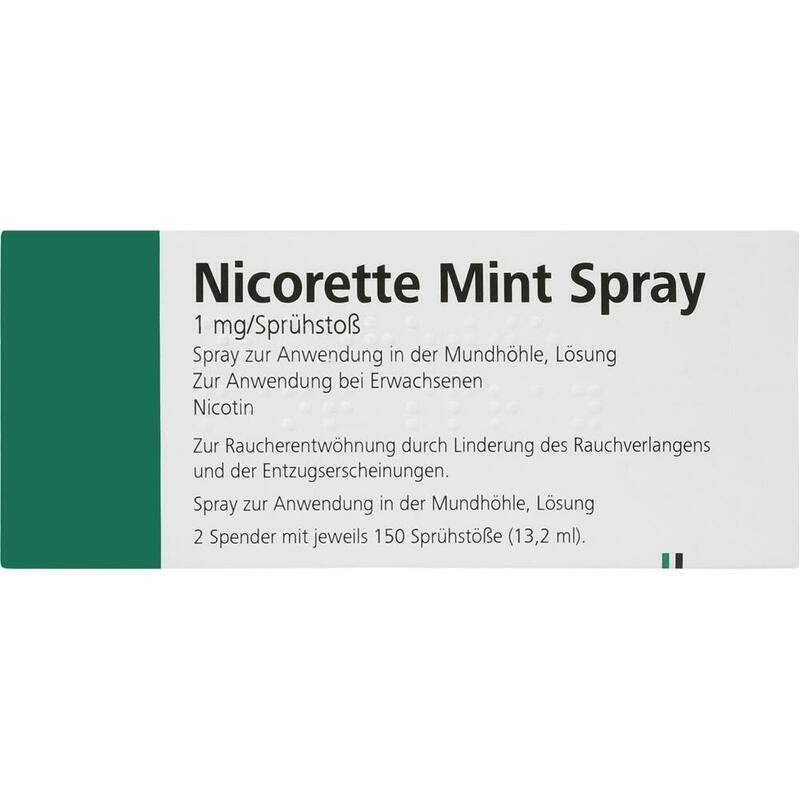 NICORETTE Mint Spray 1 mg/Sprühstoß
