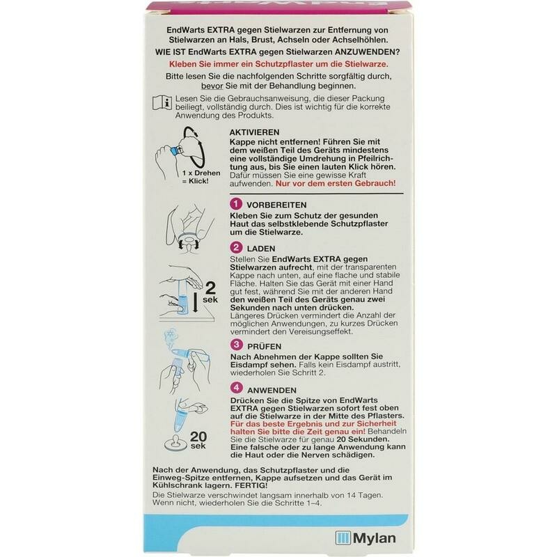 ENDWARTS Extra gegen Stielwarzen