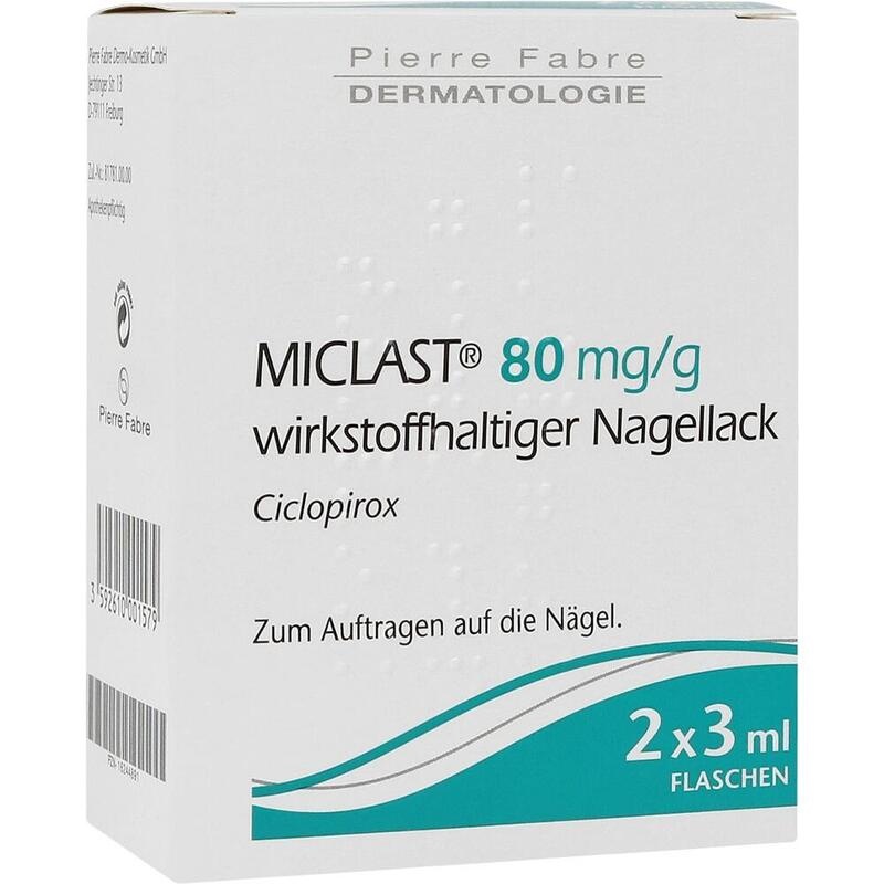 MICLAST 80 mg/g wirkstoffhaltiger Nagellack