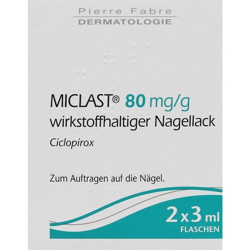 MICLAST 80 mg/g wirkstoffhaltiger Nagellack
