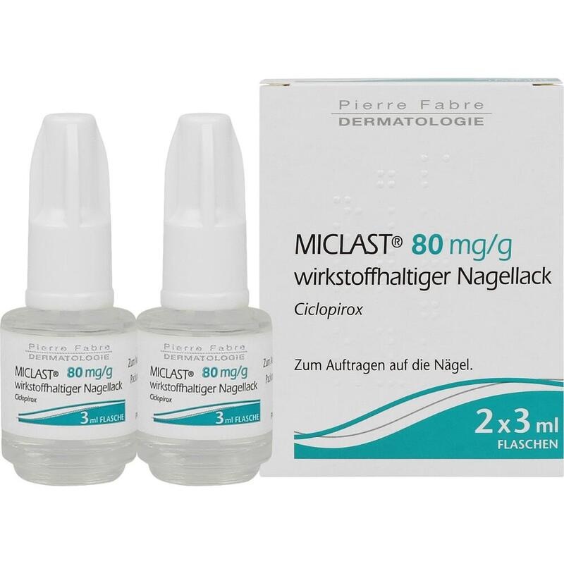 MICLAST 80 mg/g wirkstoffhaltiger Nagellack