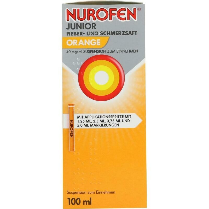 NUROFEN Junior Fieber-u.Schmerzsaft Oran.40 mg/ml