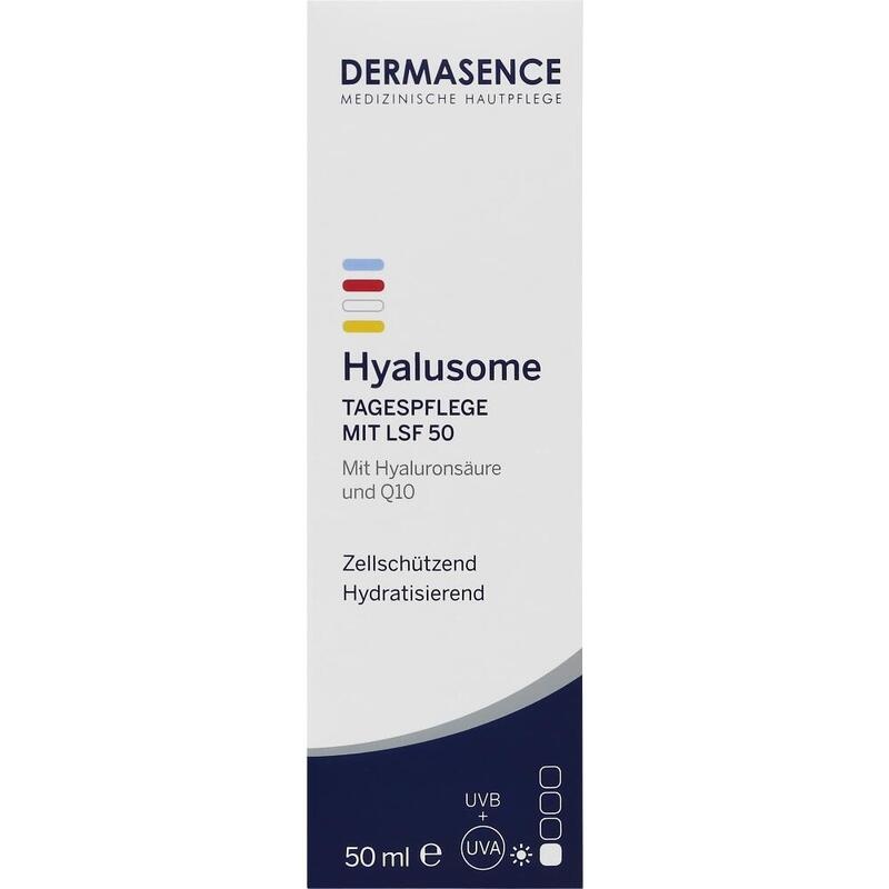 DERMASENCE Hyalusome Tagespflege mit LSF 50