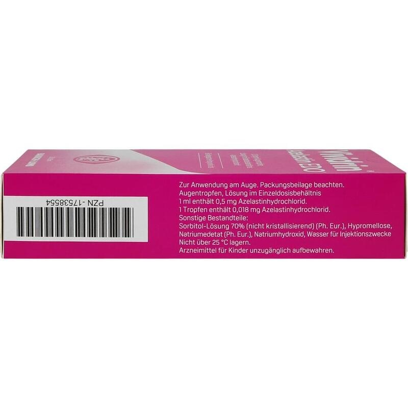 VIVIDRIN Azelastin EDO 0,5 mg/ml Augentr.Lsg.i.EDP