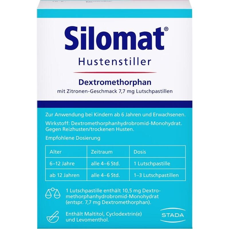 SILOMAT Hustenstiller DMP Zitron.-Geschm.7,7mg LUP