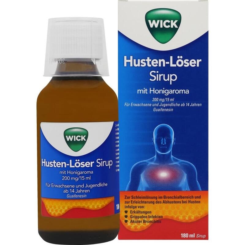 WICK Husten-Löser Sirup mit Honigaroma 200mg/15ml